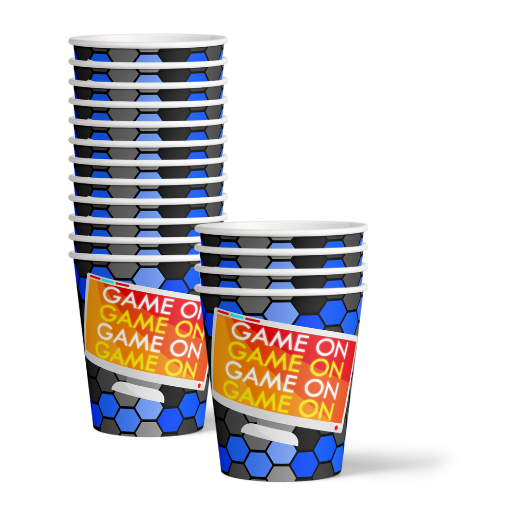 video-gaming-game-on-birthday-party-supplies-cups-80pcs-value-pack