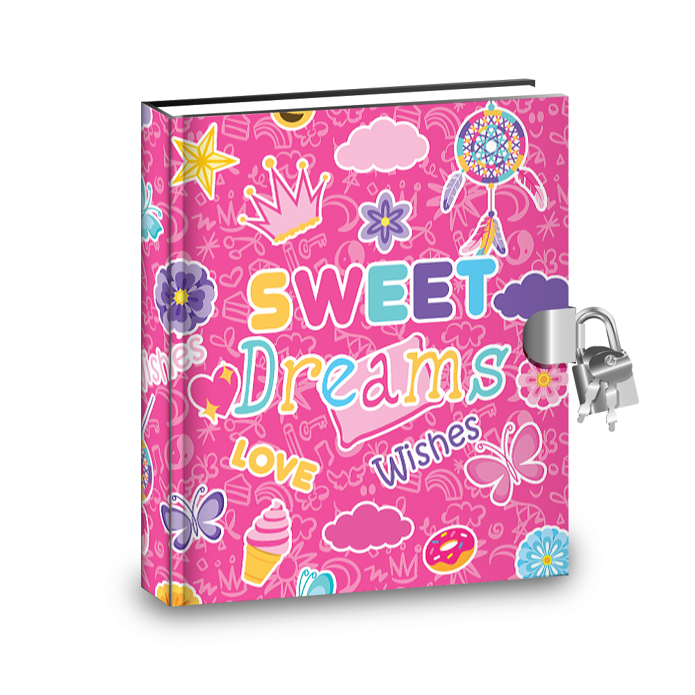 Girls Diary with Lock and Key for Girls Secret Kids Journals for