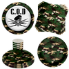 COD Call to Duty Military Game Birthday Party Supplies 64 Piece Tableware Set Includes Large 9" Paper Plates Dessert Plates, Cups and Napkins Kit for 16