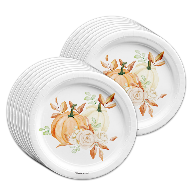 Pumpkin Patch Party Tableware Kit For 16 Guests