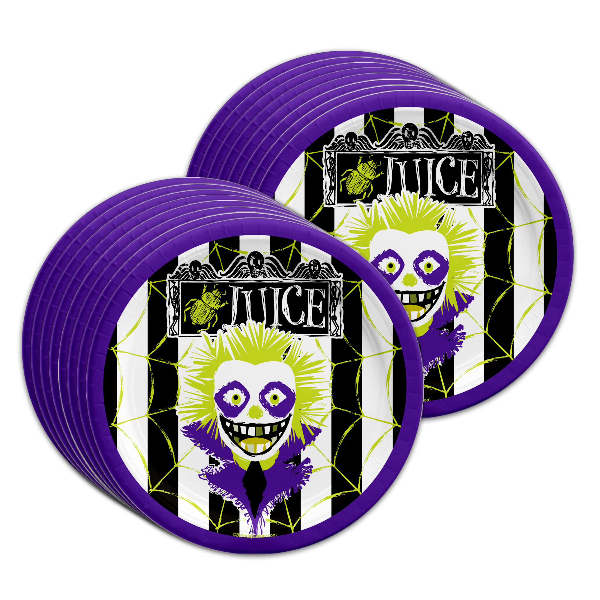 Beatlejuice Party Tableware Kit For 16 Guests