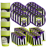 Beatlejuice Party Tableware Kit For 16 Guests